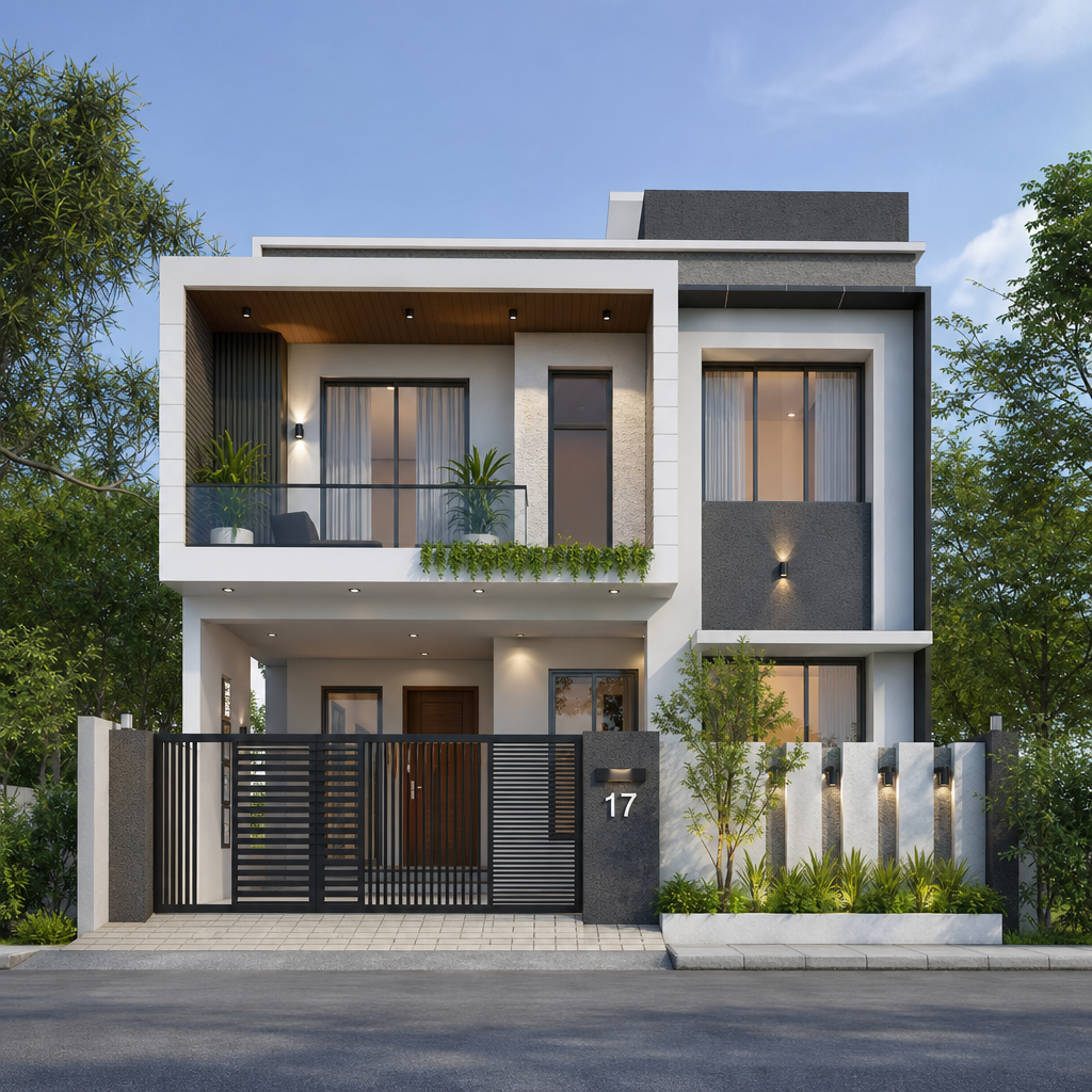 Sahaj Niwas 3D render