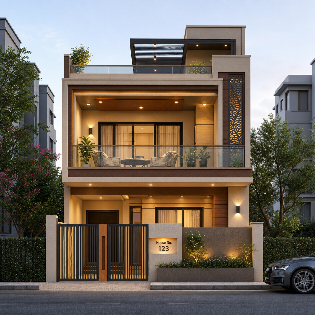 Vasant Vihar 3D render