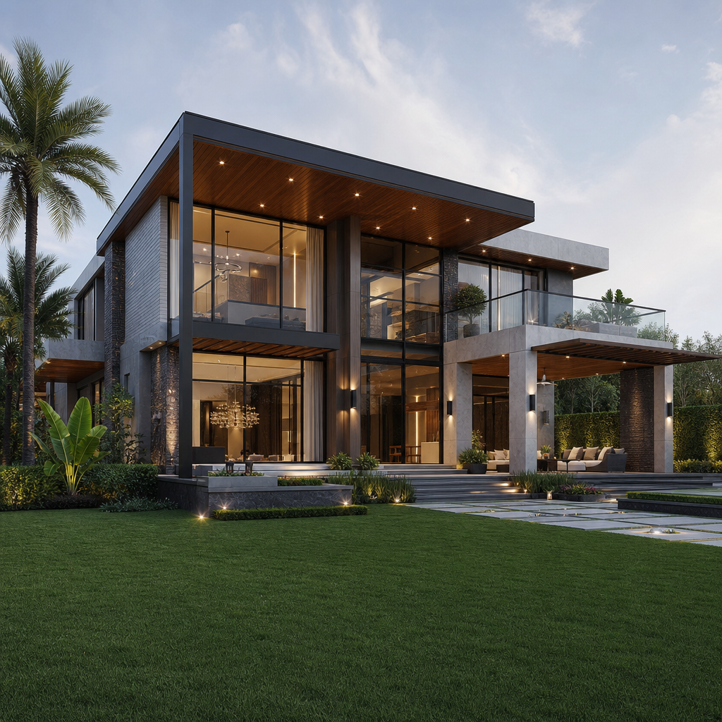 Mahalaxmi Mansion 3D render