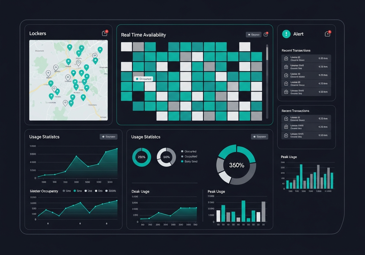 Locker management platform dashboard
