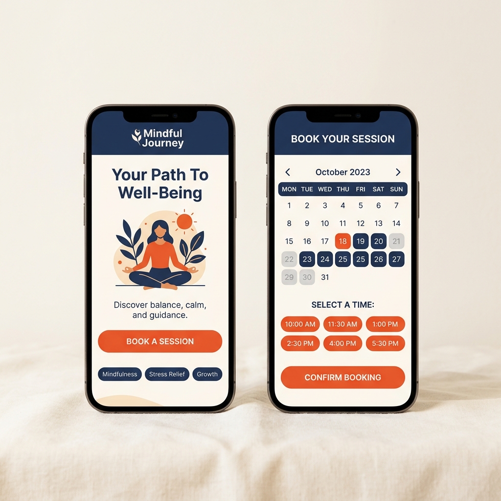 Booking, mobile-first