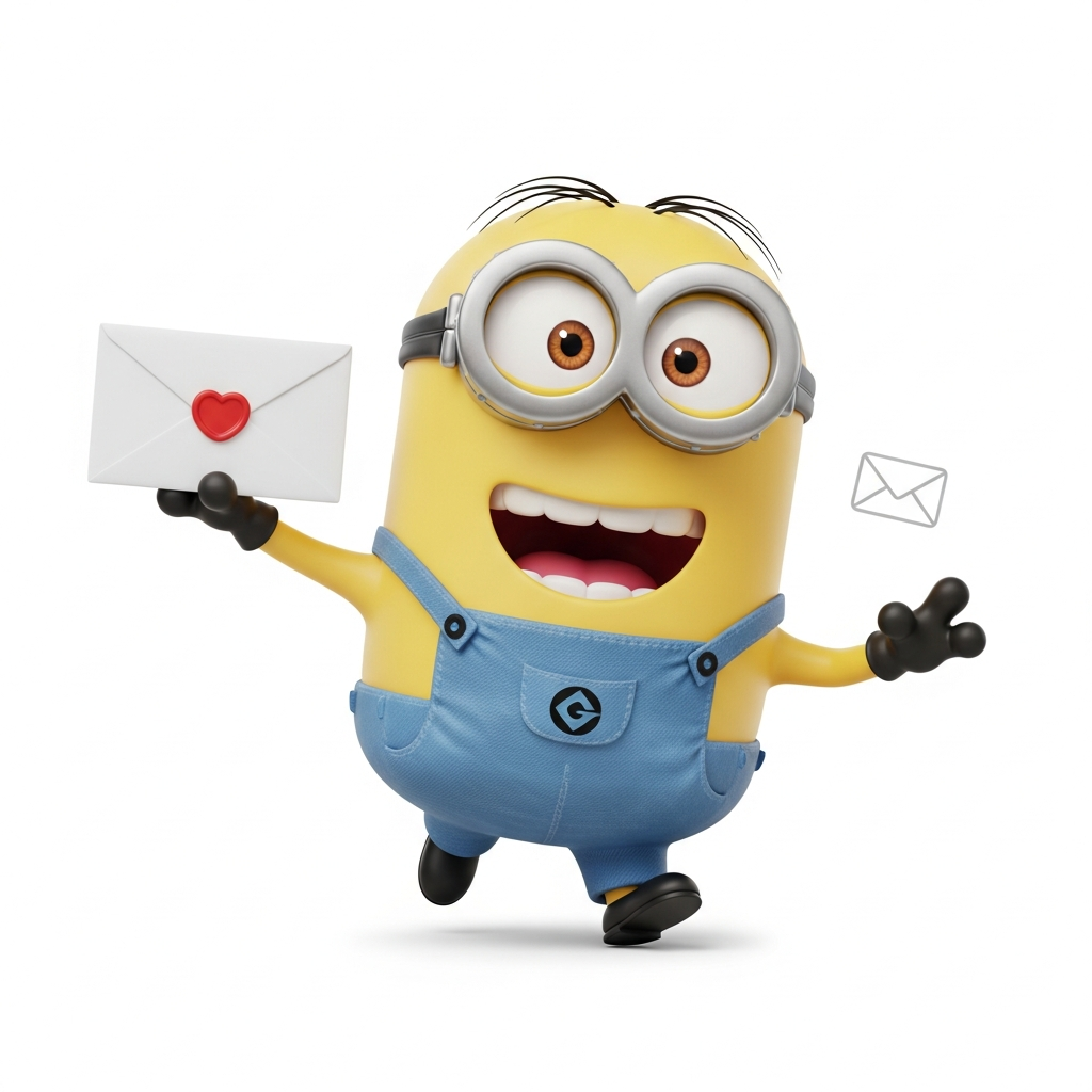 Minion delivering your message