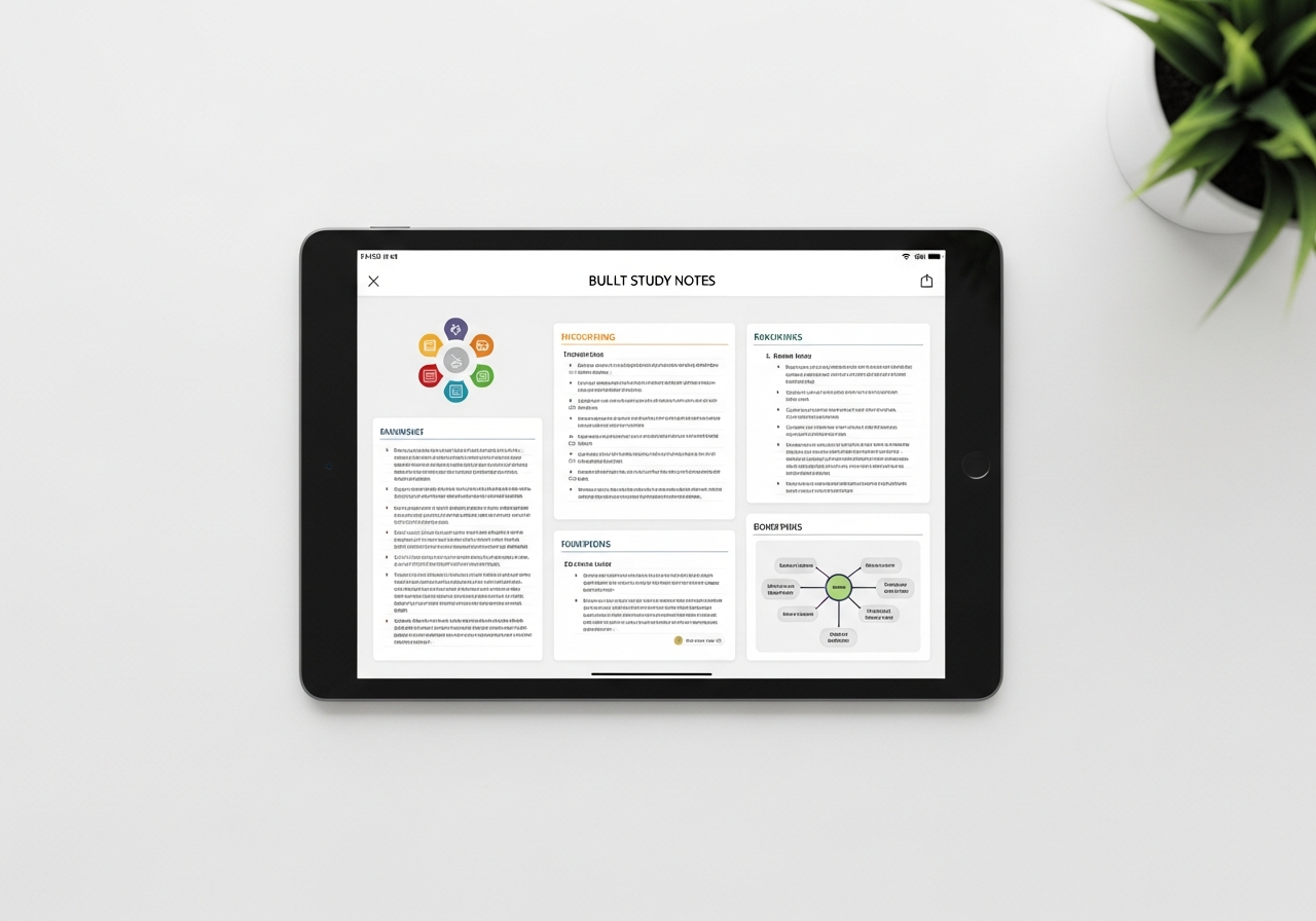 Clean structured notes