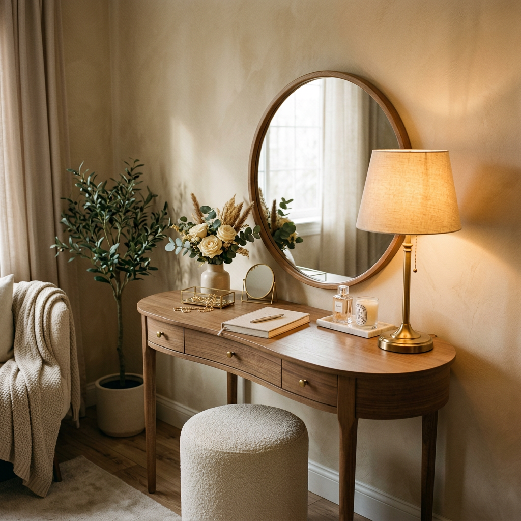 Warm Glow Vanity Table Lamp