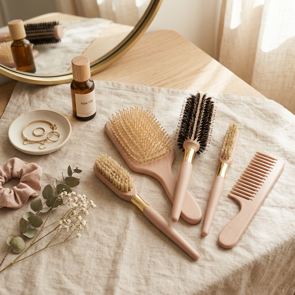 Aesthetic Hair Brush Set