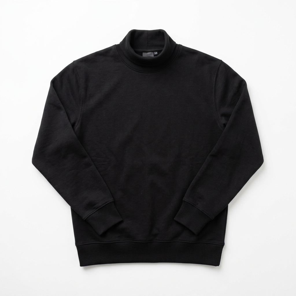 Turtle neck sweatshirt