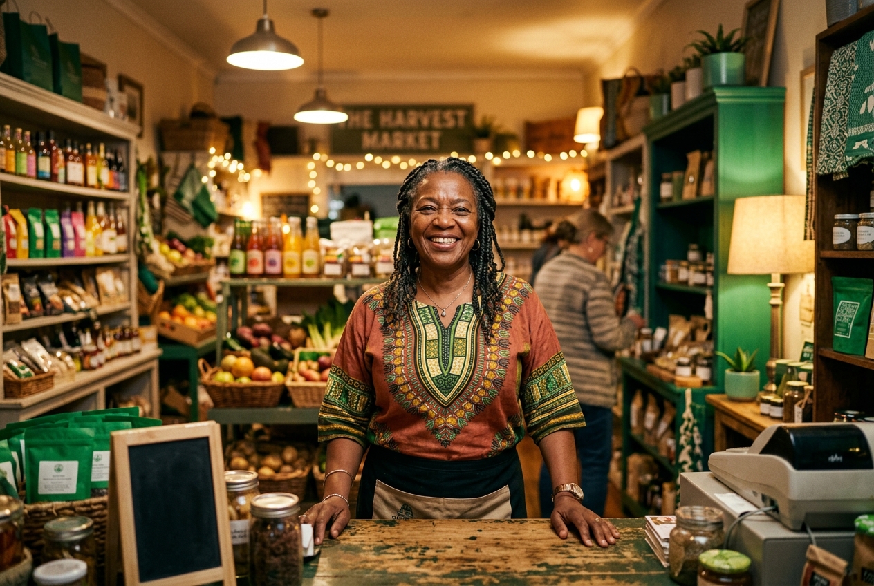Adjoa Keeps Her Shop Open After Dark