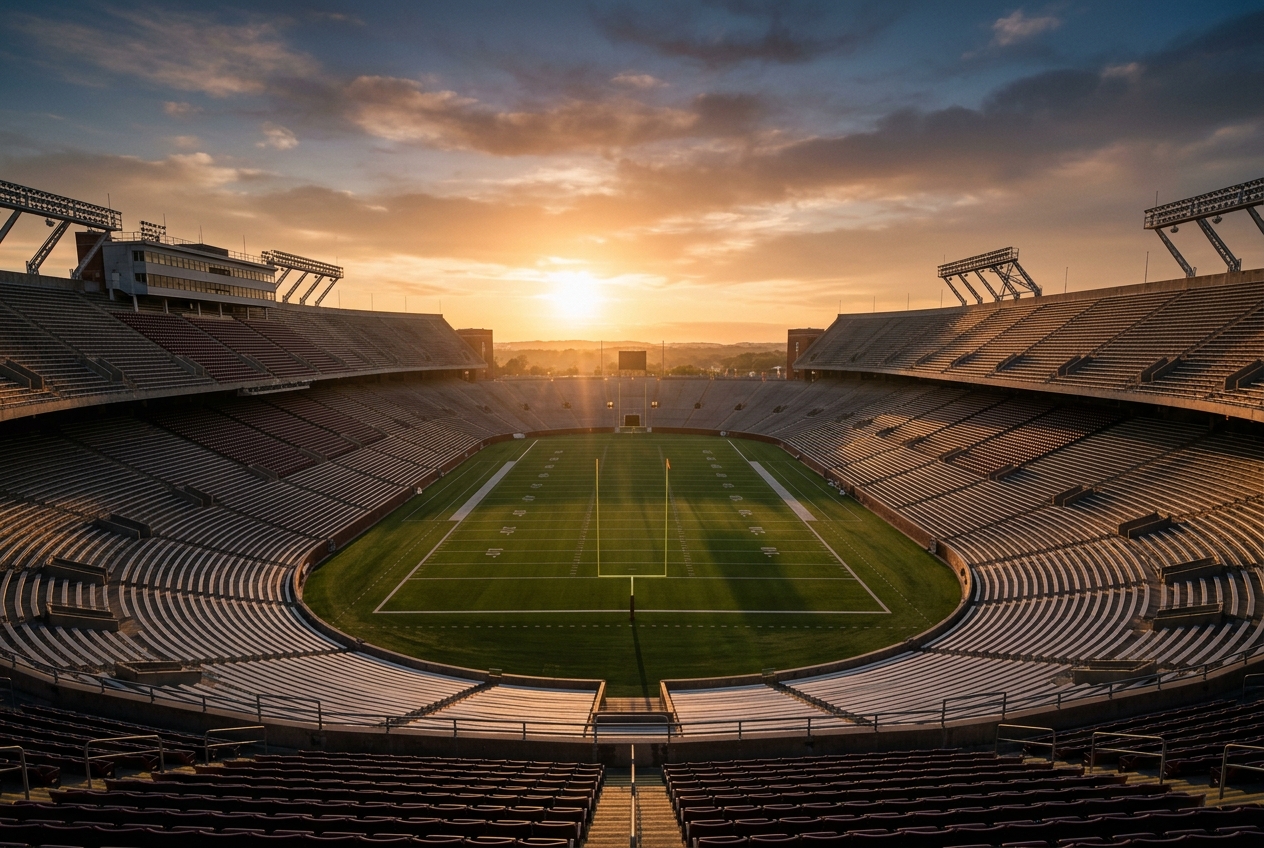 Stadium backdrop for Alabama