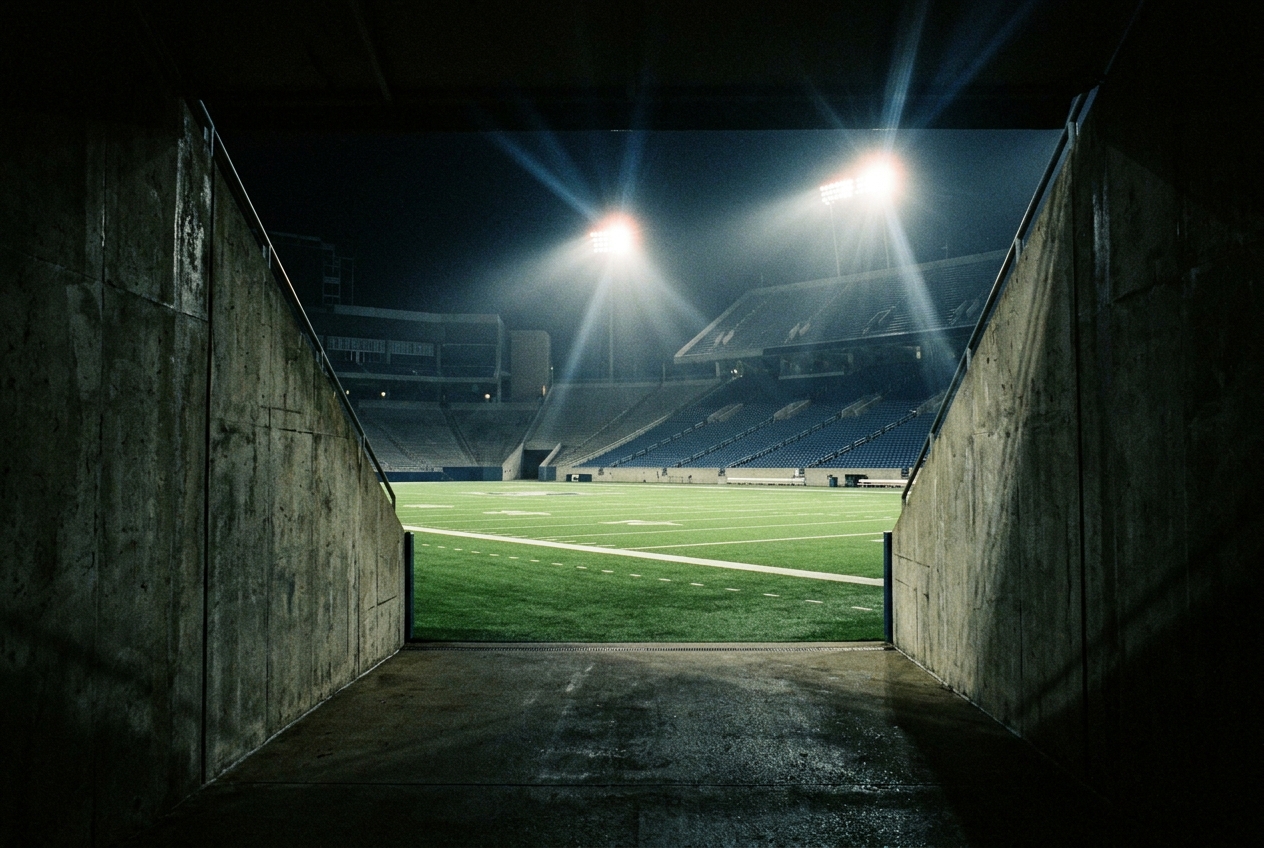 Stadium backdrop for Troy