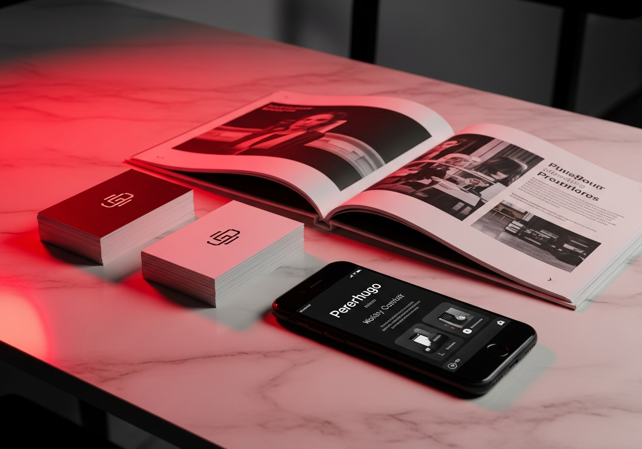 Premium branding showcase