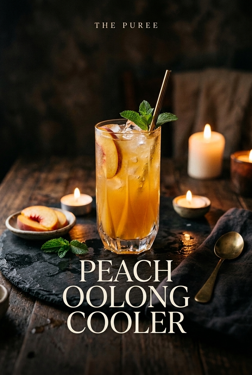 Peach Oolong Cooler