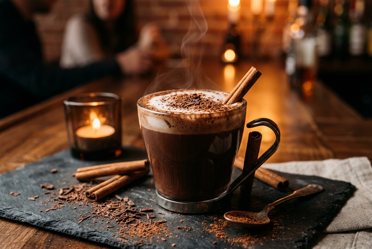 Smoked Cinnamon Hot Chocolate
