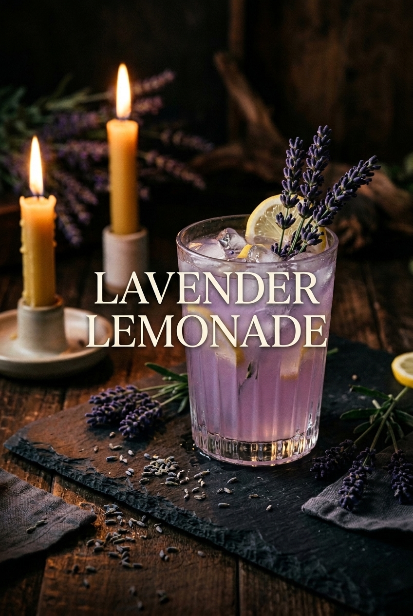Pinterest pin for Lavender Lemonade