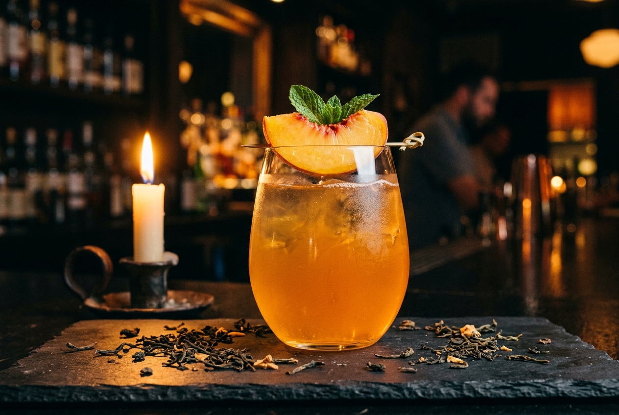 Peach Oolong Cooler