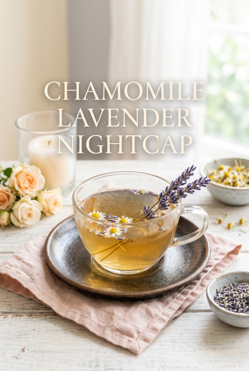 Pastel pin for Chamomile Lavender Nightcap