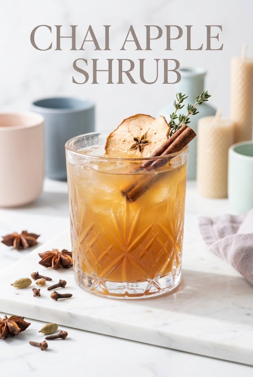 Pastel pin for Chai Apple Shrub