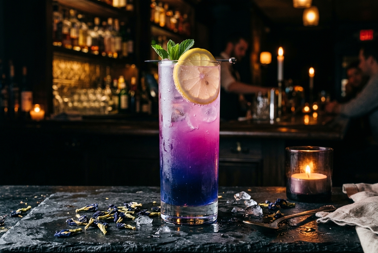 Butterfly Pea Lemonade