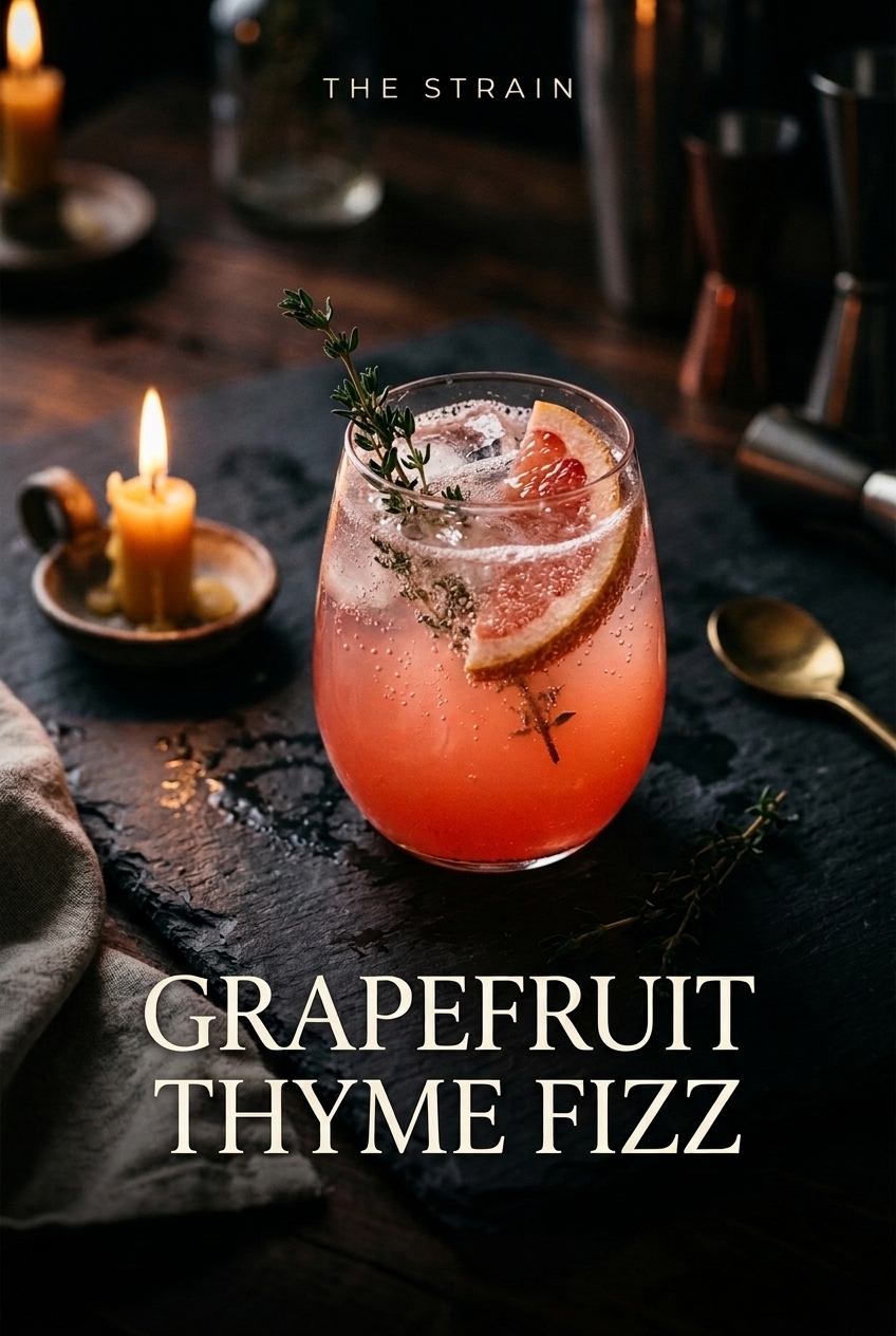 Grapefruit Thyme Fizz
