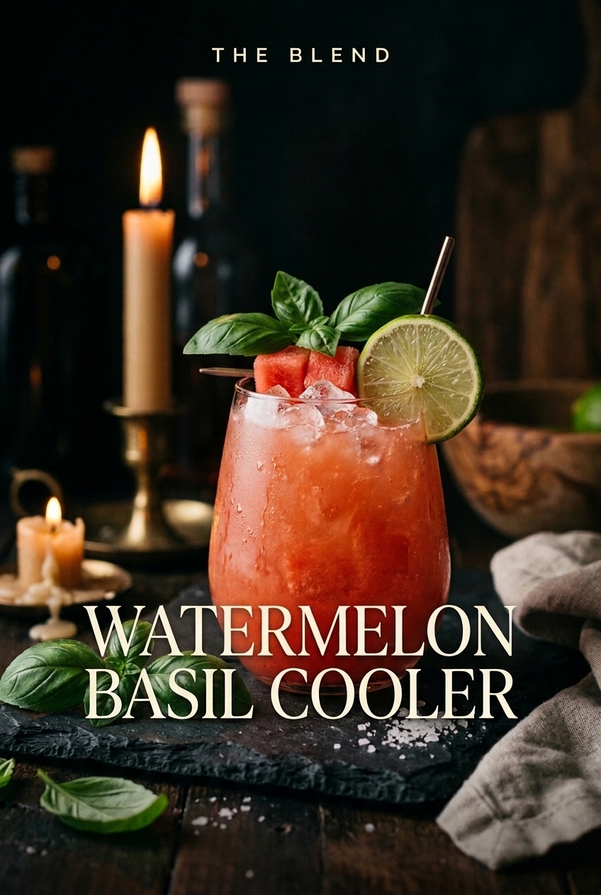 Watermelon Basil Cooler