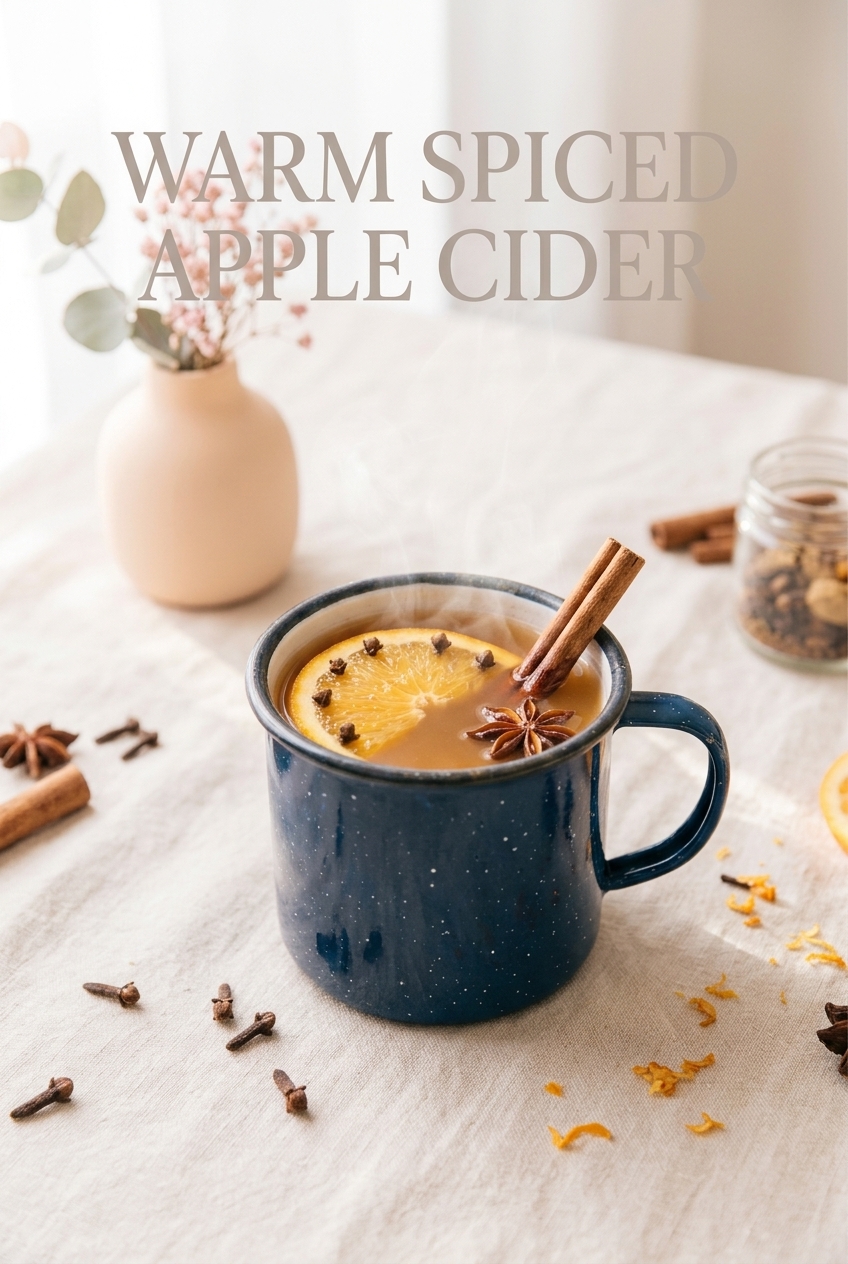 Pastel pin for Warm Spiced Apple Cider
