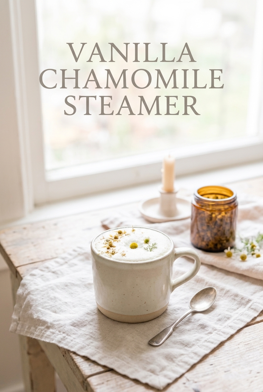 Pastel pin for Vanilla Chamomile Steamer