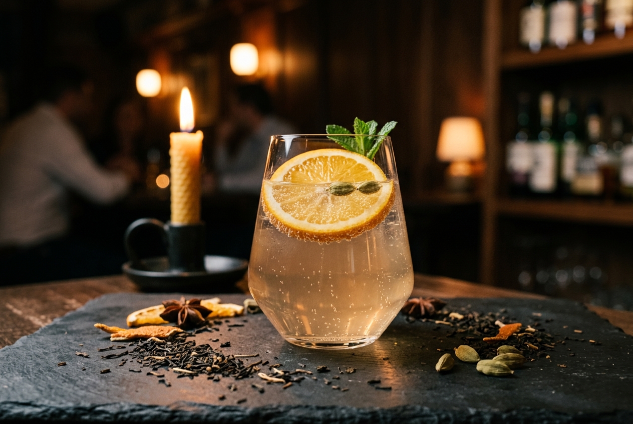 Earl Grey Cardamom Spritz