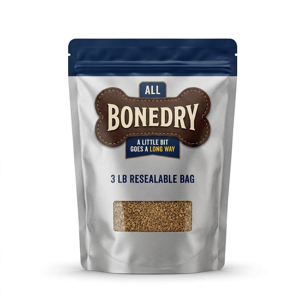 BoneDry 3 LB Resealable Bag