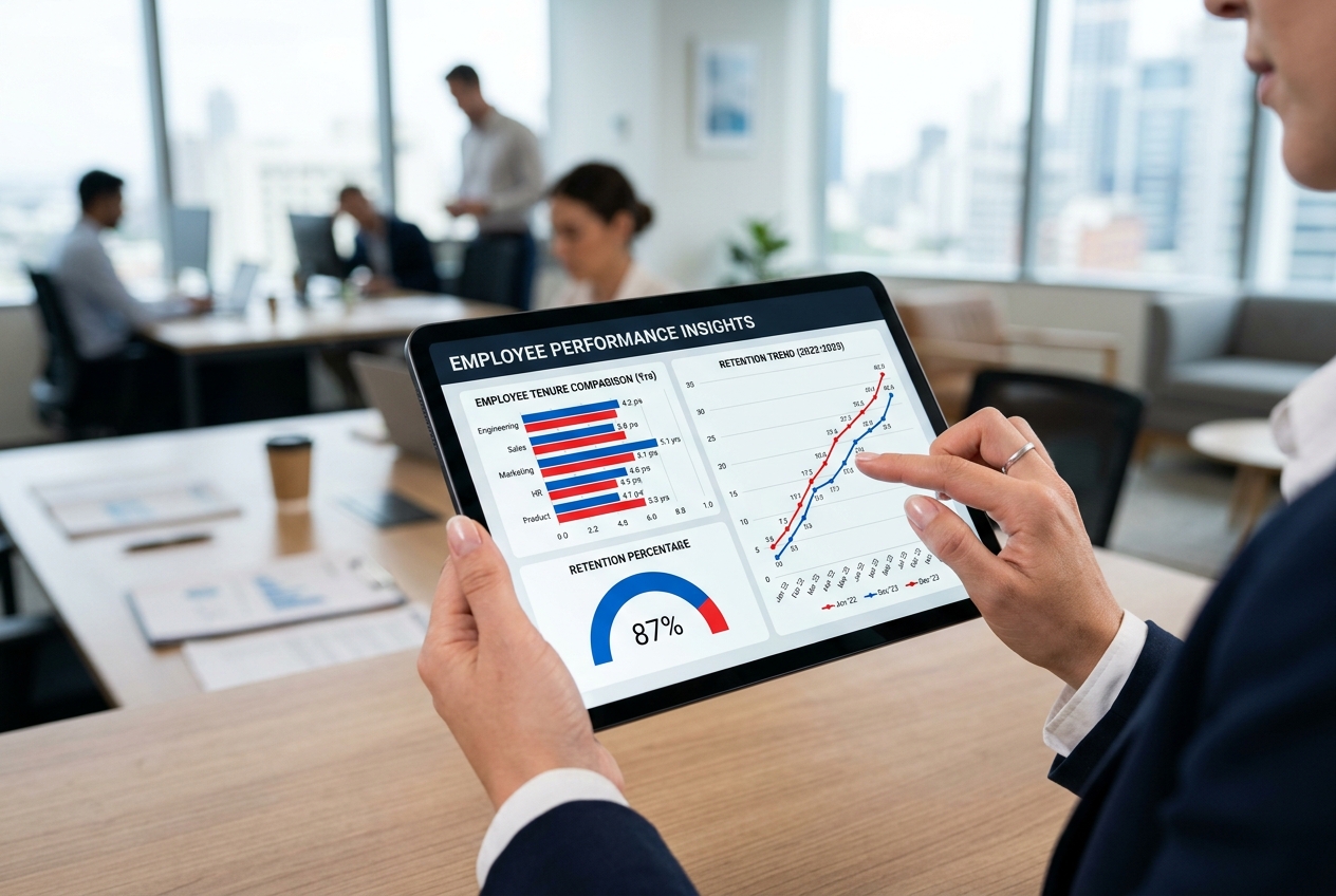 A retention analytics report showing homeowner vs renter tenure