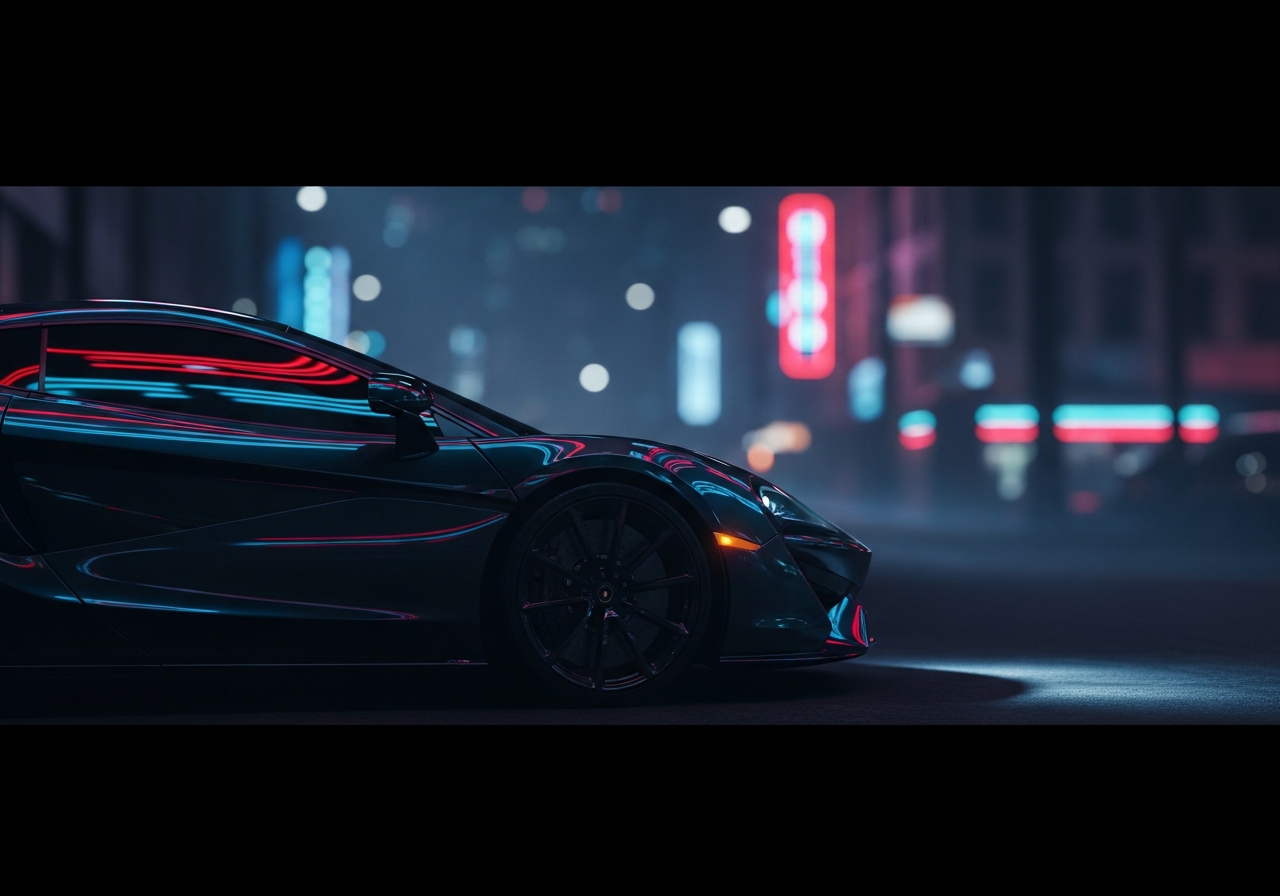 Lamborghini in workshop