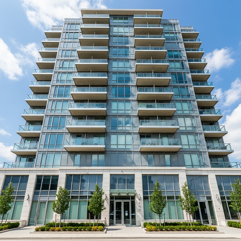 Modern residential building in Ontario