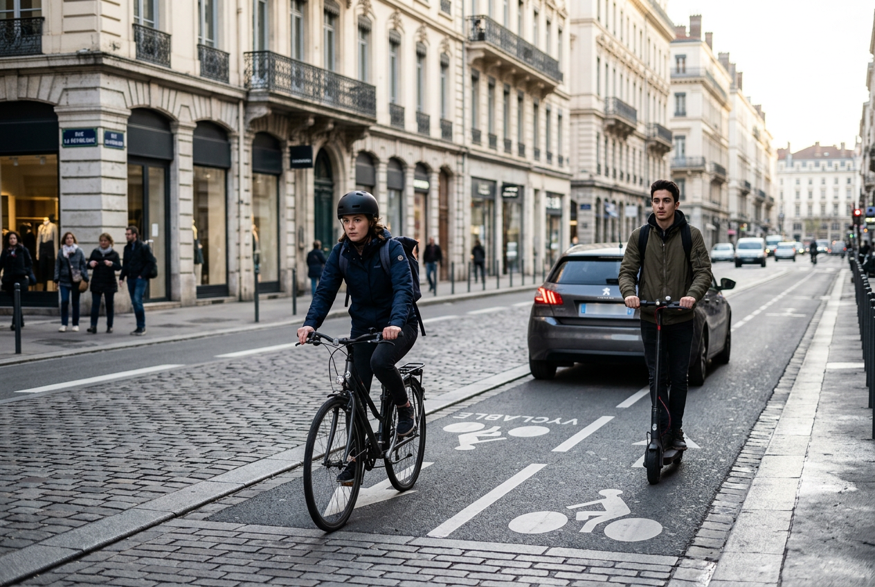 Vélo, trottinette, mobilité douce : partager la chaussée sans tuer