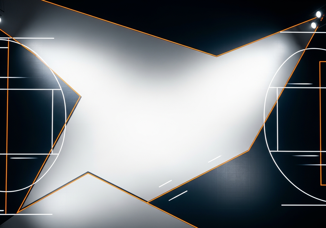 Sports court abstract