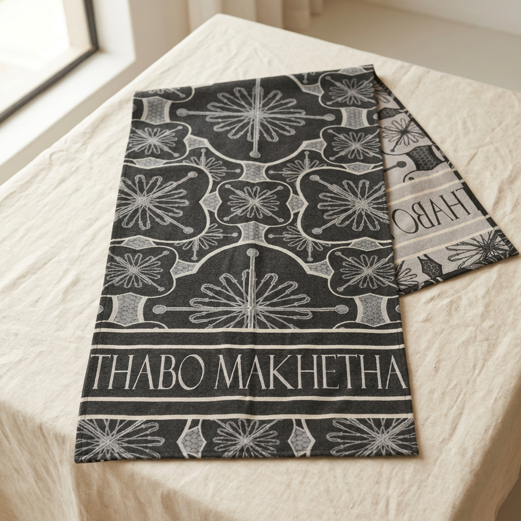 Thabo Makhetha Dikeledi Black Shawl