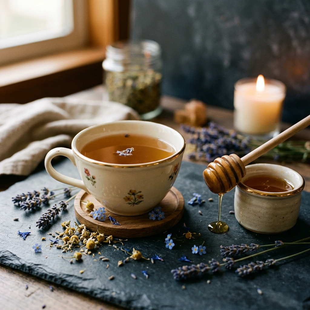 Sleepy Tea – Diya Red Root Tea | Strawberry & Fennel Infusion
