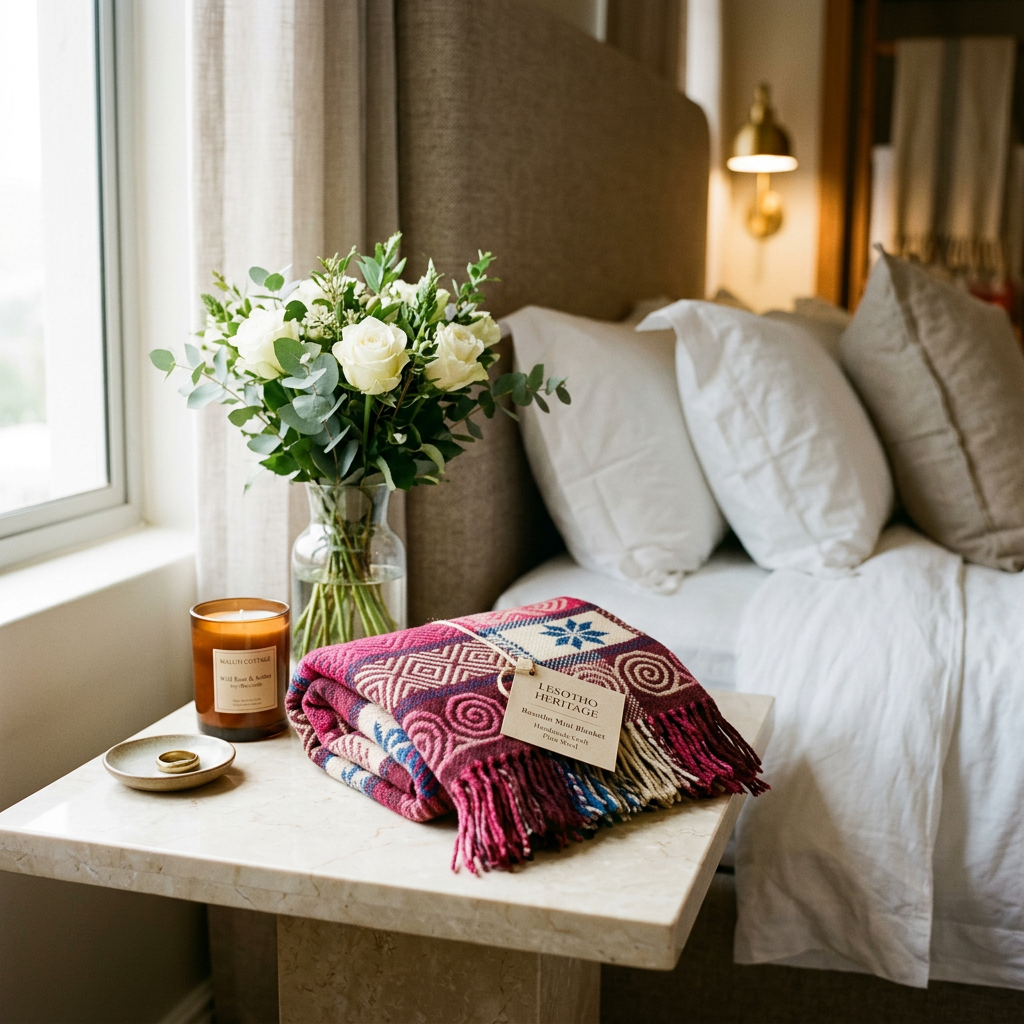 Spaza Luxe Heritage Throw — Guest Room Edition