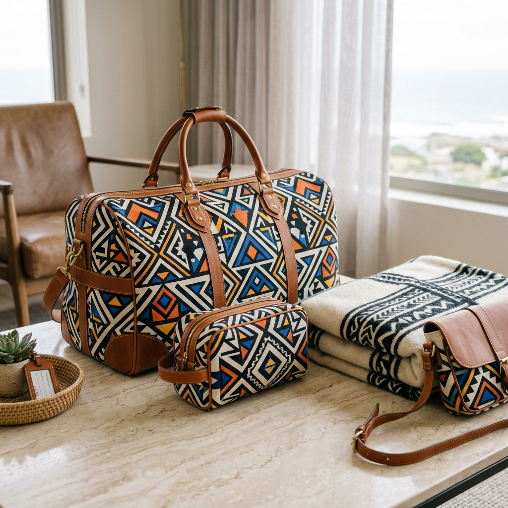 TSELA Travel Drop — Weekender, Pouch & Blanket Set