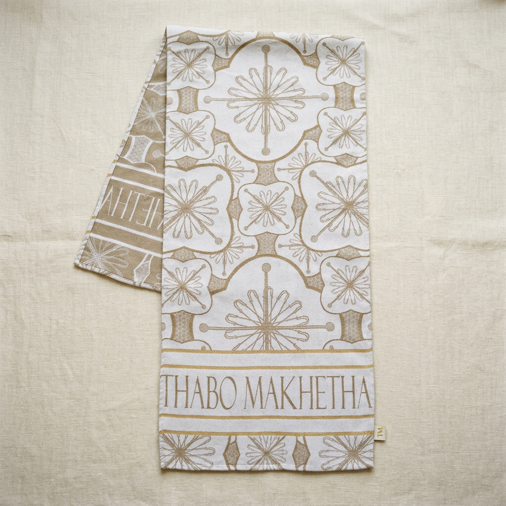 Thabo Makhetha Dikeledi Gold Shawl