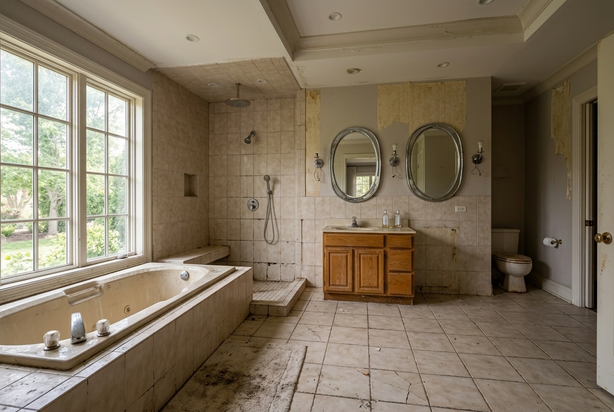Master Bathroom Renovation before