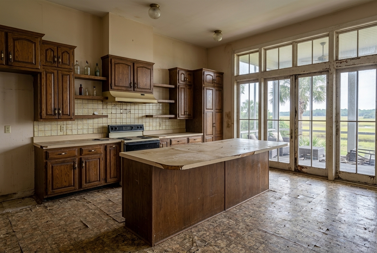 Coastal Kitchen Remodel before