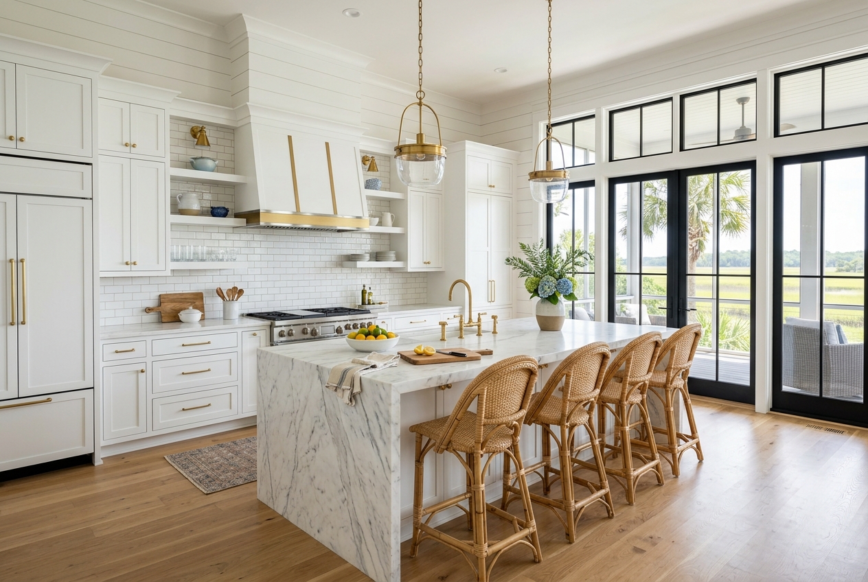 Coastal Kitchen Remodel after