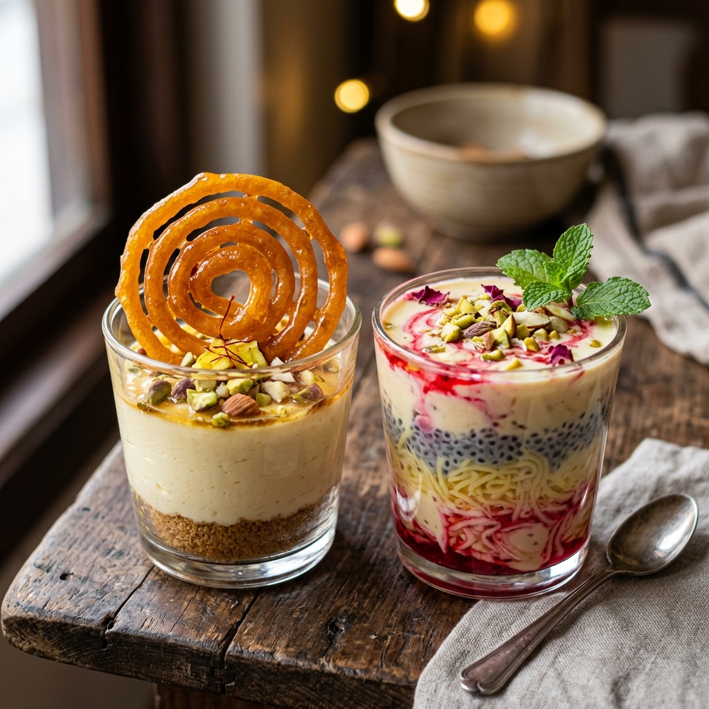 Jalebi Cheesecake Cup — Urban Express Chicago