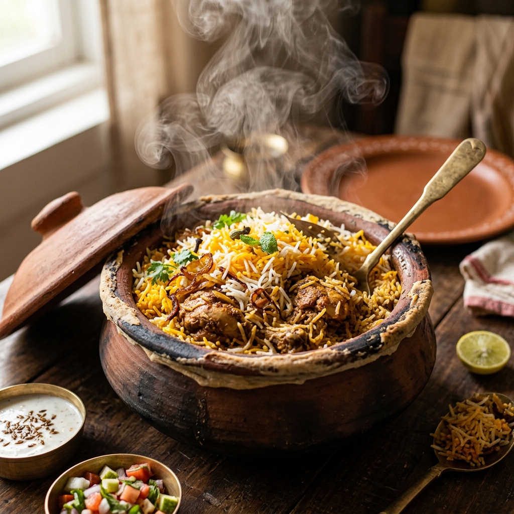 Lamb Dum Biryani at Urban by VeerGi