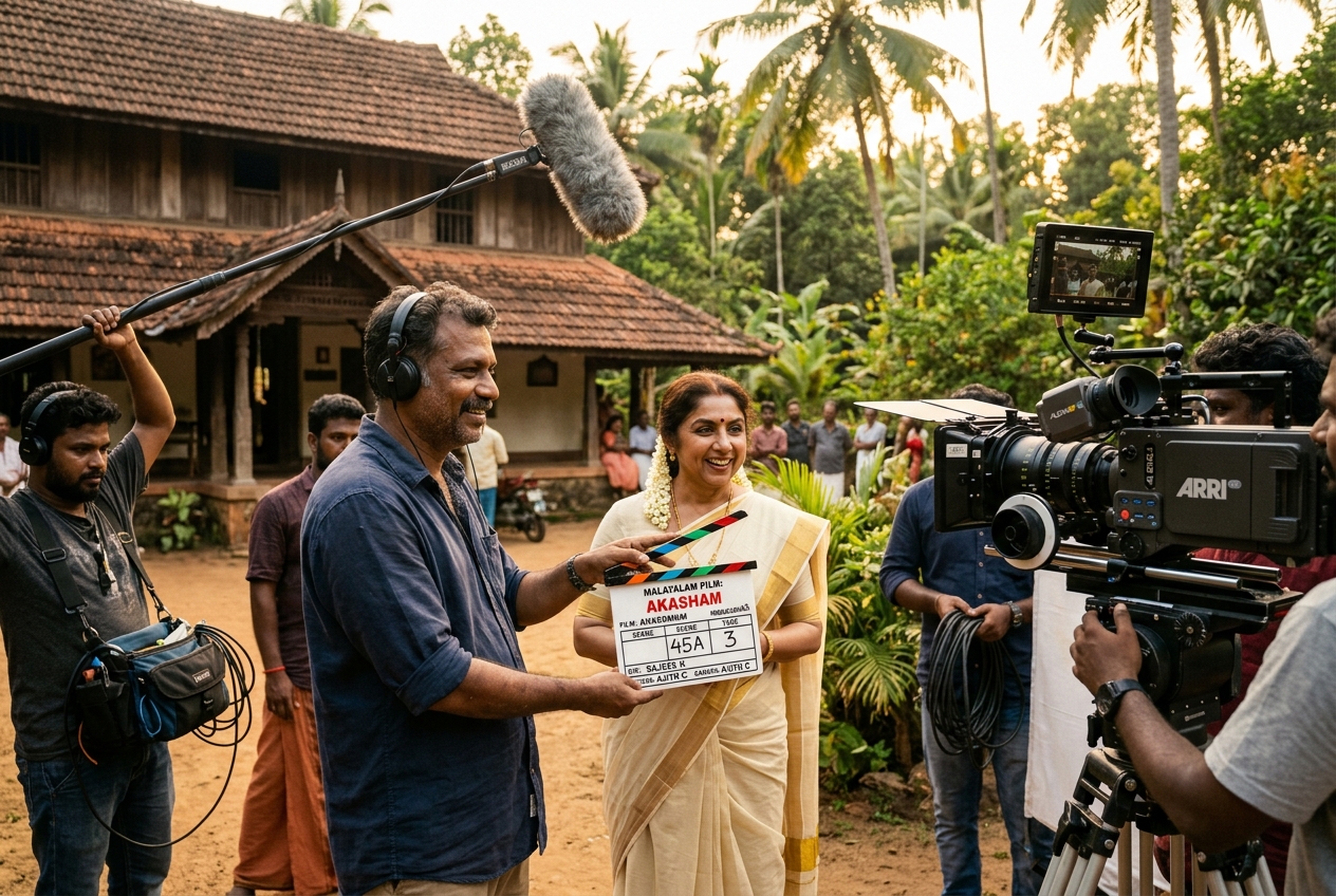 Malayalam cinema film set