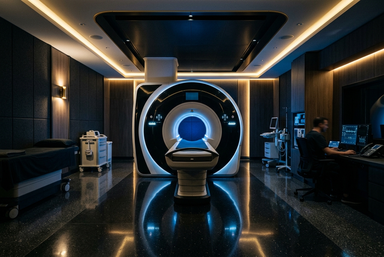 Advanced MRI scanner in a premium imaging suite