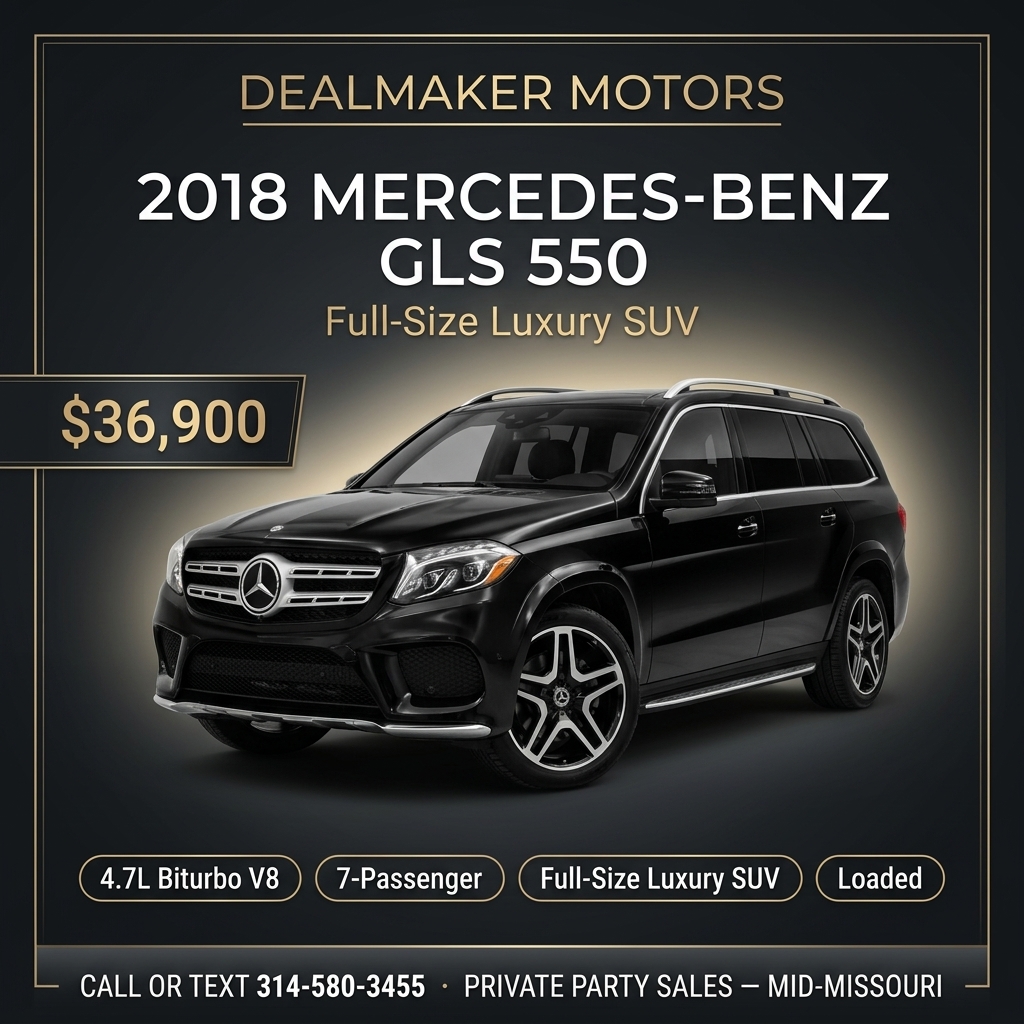 2018 Mercedes-Benz GLS 550 Full-Size Luxury SUV