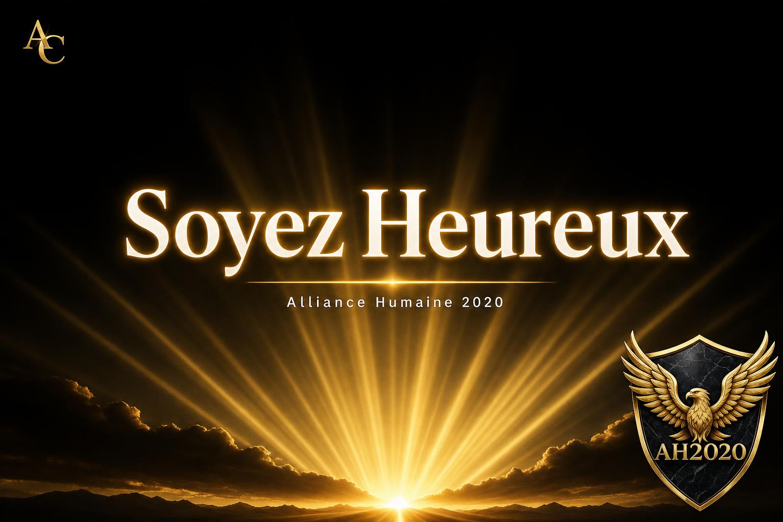 Soyez Heureux - Alliance Humaine 2020