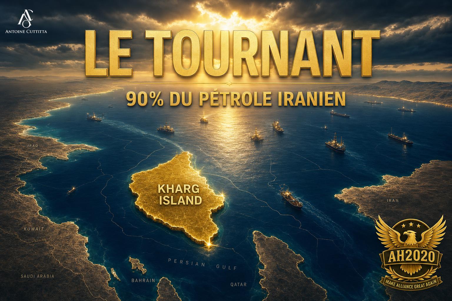TRUMP FRAPPE AU COEUR DU REGIME IRANIEN — L'ILE DE KHARG
