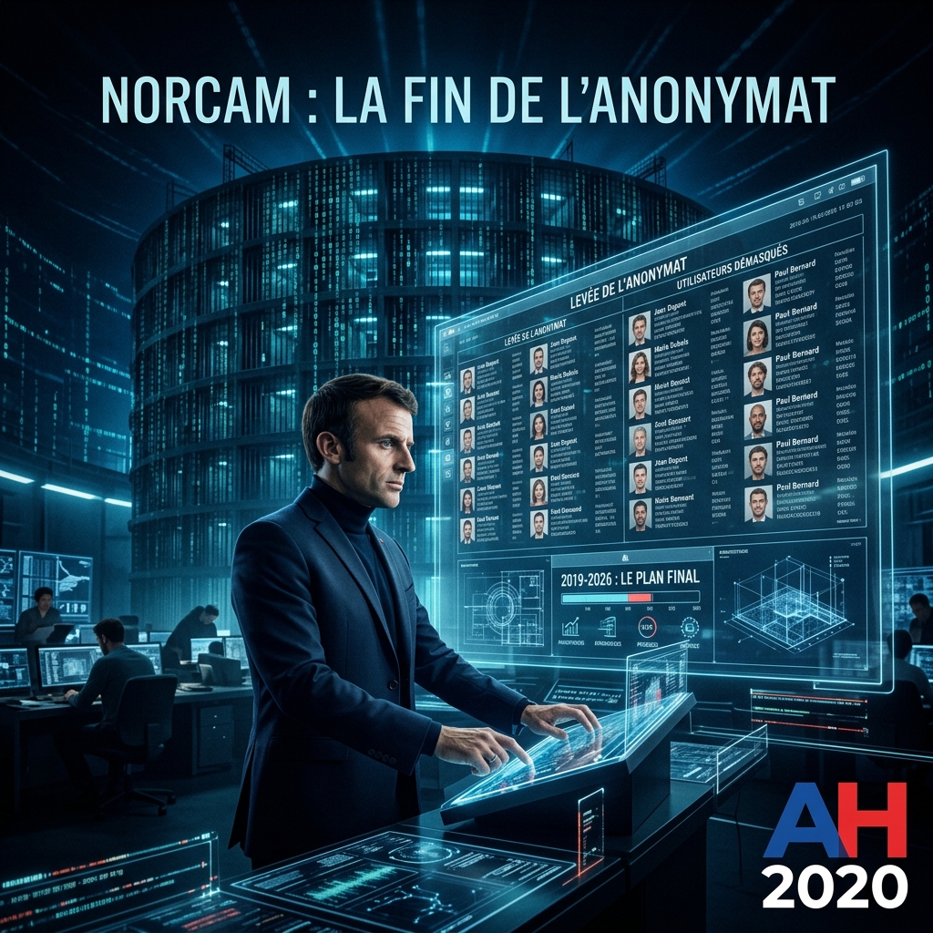 L'AVEU DE NORCAM : LA FIN DE L'ANONYMAT ÉTAIT PRÉVUE DEPUIS 7 ANS