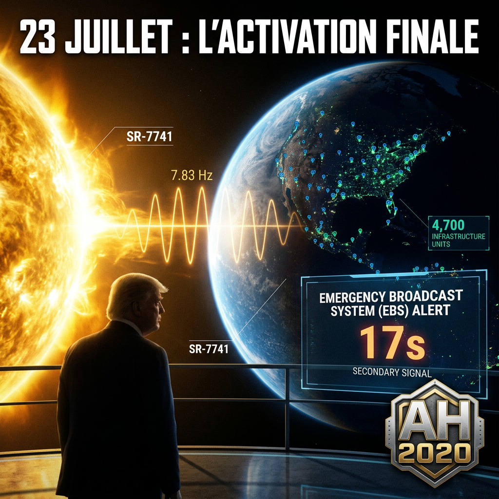 23 JUILLET : L'ACTIVATION FINALE - LE SIGNAL SR-7741 DÉCODÉ