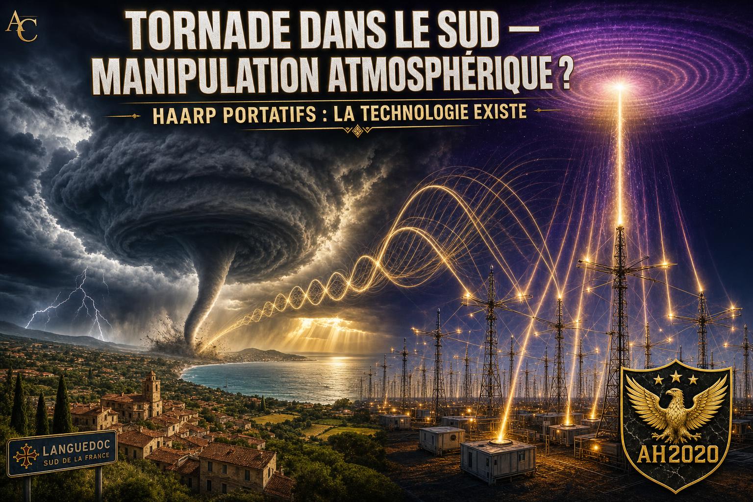 TORNADE DANS LE SUD DE LA FRANCE : ET SI C'ÉTAIT HAARP ?